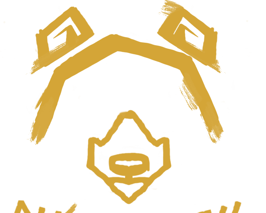 Bjorn Fitness bear crest in gold