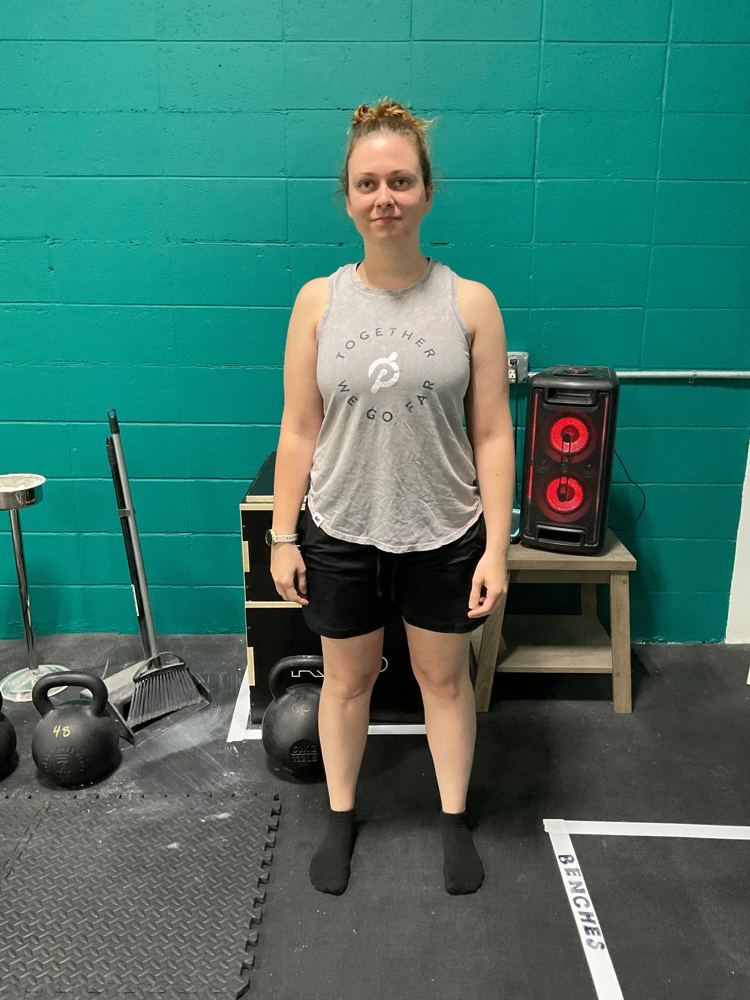 Brenna before starting at Bjorn Fitness