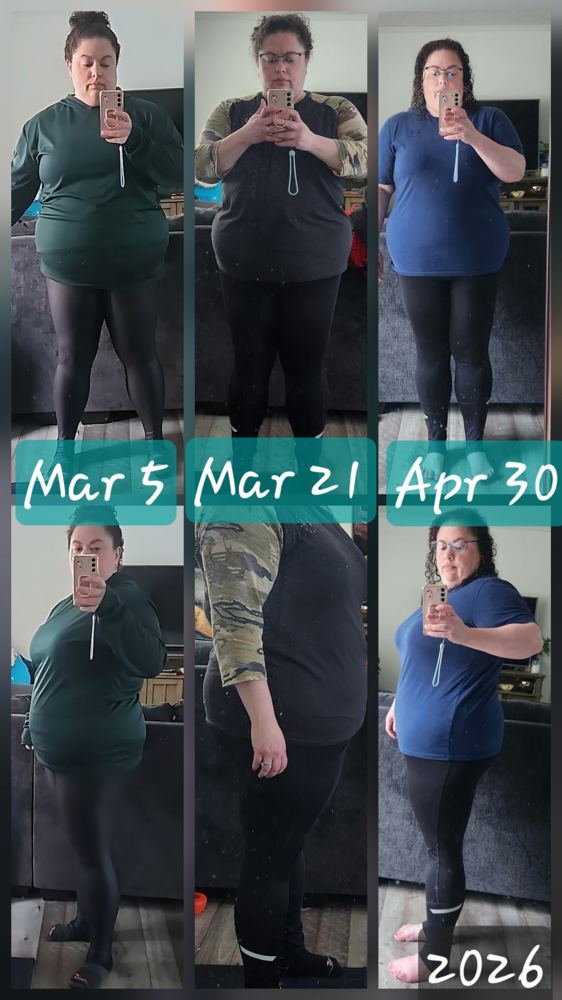 An Adventurer's progress collage, March 5 to April 30, 2026